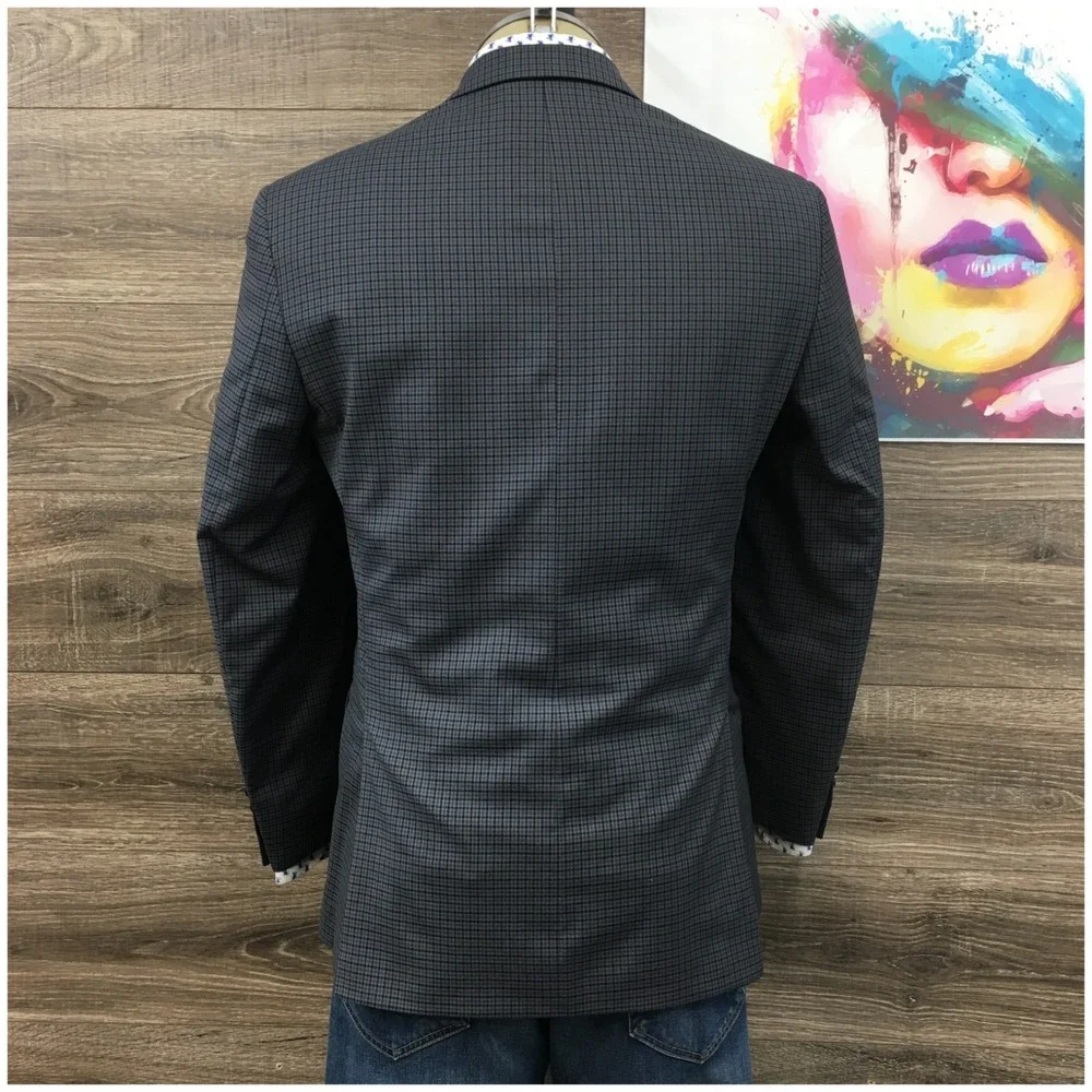 NORDSTROM Mens Wool Blazer Sport Coat Casual Jacket Size 38R Classic‎ Suit